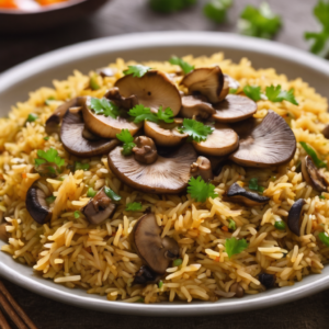 Mushroom Pulao